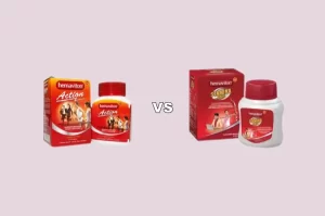 Perbedaan Hemaviton Action dan Stamina Plus