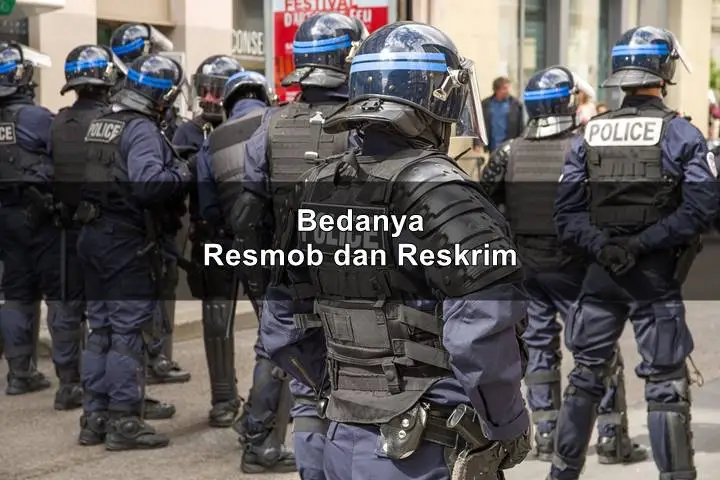Bedanya resmob dan reskrim