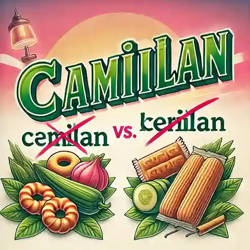 Camilan atau Cemilan Penulisan yang Benar
