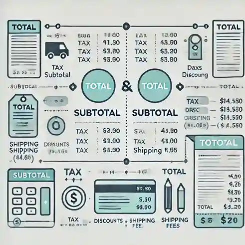 Penerapan Total dan Subtotal dalam Laporan Keuangan