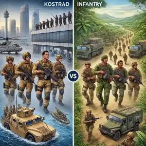 Perbedaan Kostrad dan Infanteri