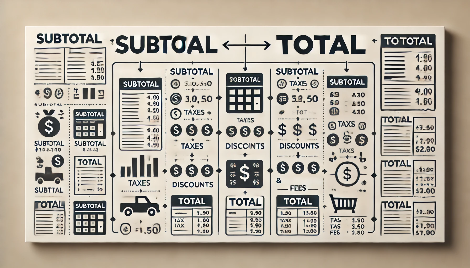 Perbedaan Total dan Subtotal dalam Keuangan dan Akuntansi