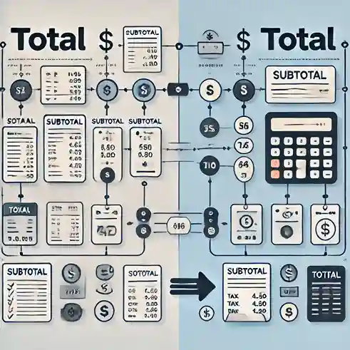 Perbedaan Utama Antara Total dan Subtotal