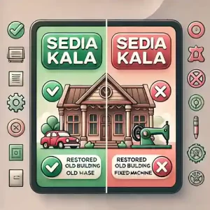 Penulisan yang Benar, Sediakala atau Sedia Kala?