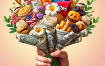 Cara Membuat Buket Kreatif dari Snack, Uang, dan Pita Satin