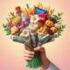 Cara Membuat Buket Kreatif dari Snack, Uang, dan Pita Satin