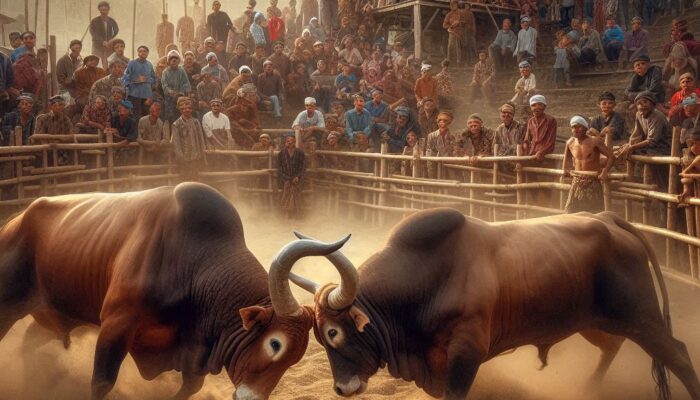 Tradisi Pathol, Ketika Sapi Jadi Bintang di Arena Laga