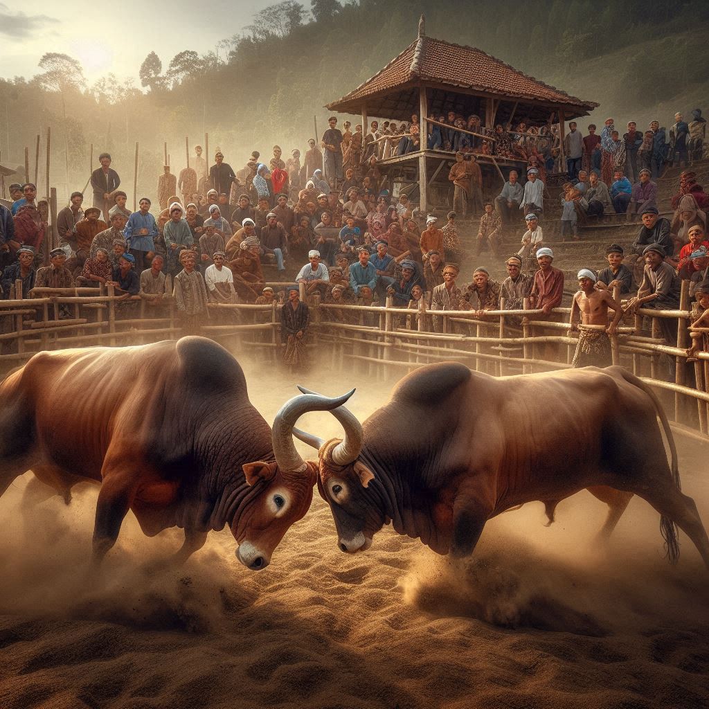 Tradisi Pathol, Ketika Sapi Jadi Bintang di Arena Laga